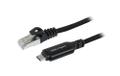 SYNERGY Kabel USB, C(St) => RJ45(St)_Netzwerkkarte,  2,0m, USB3.2 Type-C,  schwarz(Textil), Synergy 21,