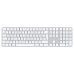 APPLE MAGIC KBD TCH ID NUM KPAD MAC MD SILICON SWEDISH WHITE KEYS WRLS (MXK73S/A)