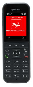 SPECTRALINK S37 DECT Handset, with Li-ion battery installed. (72684000)