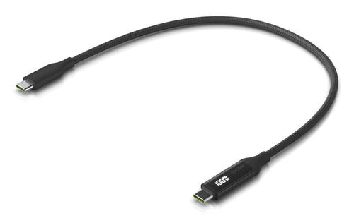 UBIQUITI Braided power and data cable  (UACC-CABLE-USB-100W-0.3M-BK)
