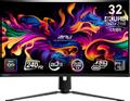 MSI 32" 4K curved gamingskärm 321CURX 3840x2160 QD-OLED, 240hz, 0.03ms, 15m:1, HDR400, HDMI/DP