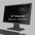 KENSON 24" Wide 16:9 Privacy skärmskydd Skydda din skärm, skydda din integritet