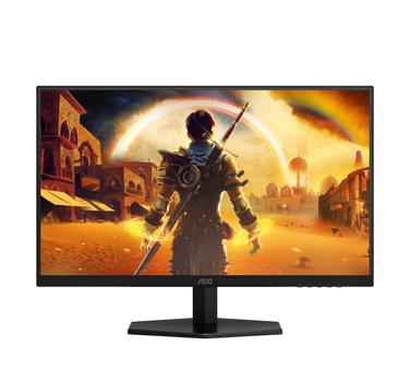 AOC C Gaming Q27G42XE - LED monitor - gaming - 27" - 2560 x 1440 QHD @ 180 Hz - Fast IPS - 300 cd/m² - 1000:1 - HDR10 - 0.5 ms - 2xHDMI, DisplayPort - speakers - black, red (Q27G42XE)