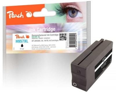 PEACH Patrone HP Nr.957XL black mit OEM Chip remanufactured (PI300-934)