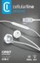 CELLULAR LINE CL Orbit Type-C Earphones Capsule White  103331