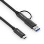 PURELINK IS2513-010 | USB-C/USB-A - USB-C | 3.2 Gen 2 | DP Alt Mode | 1m | Black