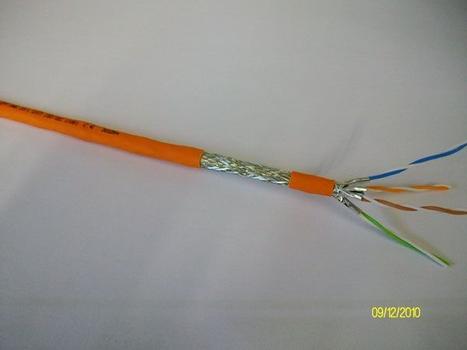VOKA 1000MHz Kabel CAT7 Halo S-STP(S/ FTP) SLAN   500m Trommel,  Orange, Cca, (18256800-500mtr.)