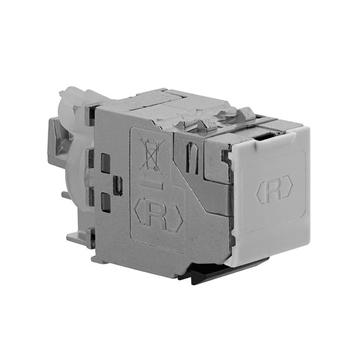 RUTENBECK Modul, CAT8.1, 1xRJ45, keystone, UM-Cat.8.1/ Class I 40/25/10G (13900306)