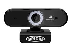ORIGIN STORAGE OS-USB-2KWEBCAM webcam 5 MP 2592 x 1944 Pixels USB 2.0 Zwart