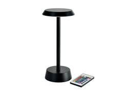 DUNI Bordlampe DUNI Nour Led oppladb gråsort