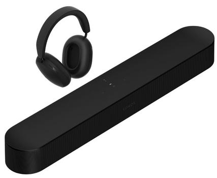 SONOS Beam & Ace (Black) GROUP BD 2 (BEAMACE-BLK-SET)