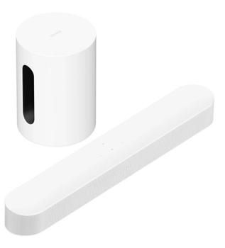 SONOS Beam & Sub Mini (White) GROUP BD 2 (BEAMSUBM-SET)
