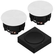 SONOS Amp & In-ceiling 6" Pair By 