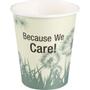_ Kaffebæger Dandelion,  ABENA Gastro, 9,1cm, Ø8cm, 24 cl, 28 cl, grøn, CPLA/pap, 8 oz