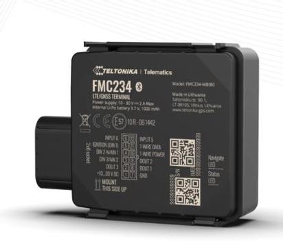 TELTONIKA · Tracker GPS · FMC234 · Fahrzeug · Wasserfester 4G LTE Cat 1 Tracker mit Hochleistungsakku (FMC234WC2X01)