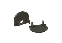 SYNERGY U-Profil zub ALU002-RL Endkappe schwarz