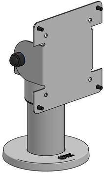 ERGONOMIC SOLUTIONS 100mm Pole, Topmount and VESA (GEN-SPI086-02)