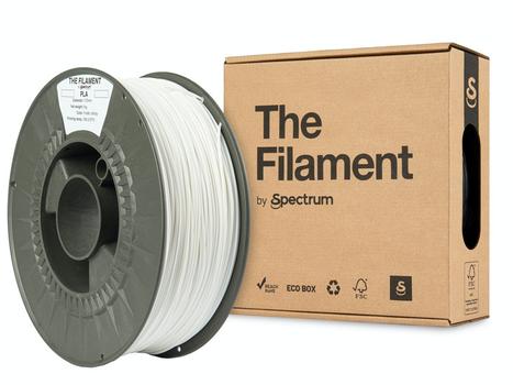 SPECTRUM The Filament · PLA · TRAFFIC WHITE · 1.75mm · 1kg (TF-24001)