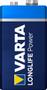 VARTA Batterie LONGLIFE Power 9V Block 6LP3146 2 Blister 2St