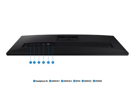 Samsung 27" skjerm 27F612 1920x1080 IPS, 100hz, 5ms, 1000:1, 2xHDMI/DP (LS27F612EAUXEN)