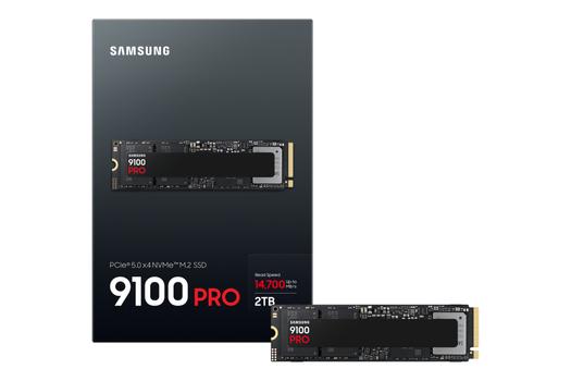Samsung 9100 Pro 2TB SSD PCIe 5.0 SSD Gen5 x4 NVMe M.2 (MZ-VAP2T0BW)