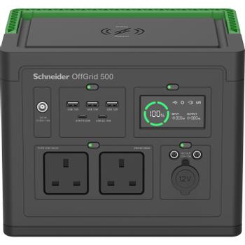 APC SCHNEIDER OFFGRID PORTABLE PWR STATION 500 517WH LI-ION 2 UK SW ACCS (PPS500-UK)