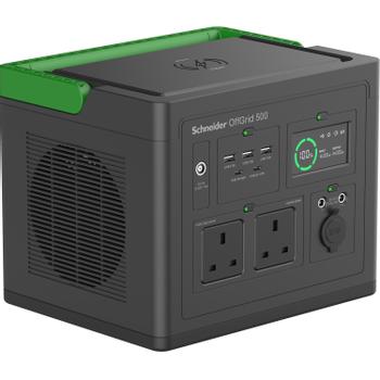 APC SCHNEIDER OFFGRID PORTABLE PWR STATION 500 517WH LI-ION 2 UK SW ACCS (PPS500-UK)