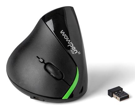 KENSON Wow-Pen Joy 2 vertical mouse Wireless | Black (KASWPJW)