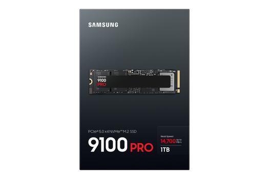 Samsung 9100 Pro 1TB SSD PCIe 5.0 SSD Gen5 x4 NVMe M.2 (MZ-VAP1T0BW)