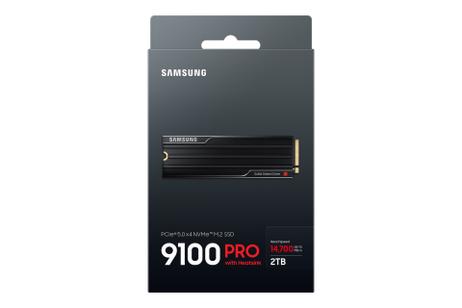 Samsung 9100 Pro 2TB SSD PCIe 5.0 SSD Gen5 x4 NVMe M.2 Heatsink (MZ-VAP2T0CW)