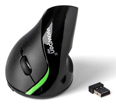 KENSON Wow-Pen Joy 2 vertical mouse Wireless | Black (KASWPJW)
