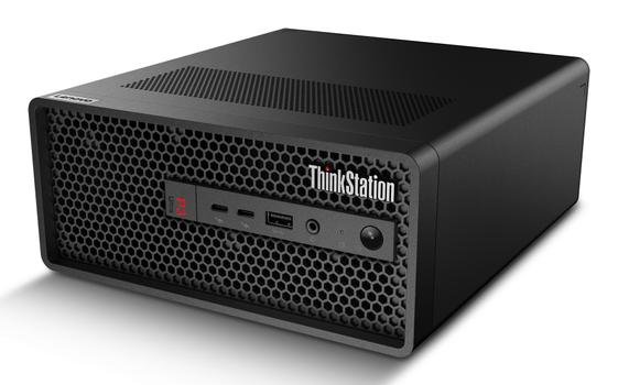 Lenovo ThinkStation P3 Ultra SFF Intel® Core™ i5 i5-14600 32 GB DDR5-SDRAM 512 GB SSD NVIDIA RTX A400 Windows 11 Pro Mini Tower Arbeitsstation Schwarz (30HA009NGE)