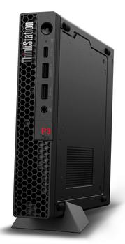LENOVO ThinkStation P3 Tiny, Intel® Core™ i7-14700 vPro® (E-cores up to 4.20GHz, 33MB), Windows 11 Pro 64, 16.0GB, 1x512GB SSD M.2 2280 PCIe Gen4 Performance TLC Opal, NVIDIA® T400 4GB, BT 5.1 or above, Intel (30H0005HUK)