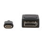 TRIPP LITE TRIPPLITE USB-C to DisplayPort Bi-Directional Active Adapter Cable M/M 4K 60 HDR Locking DP Connector 6ft. 1.8m (U444-006-DP-BD)