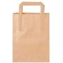 WhiteLabel Papirpose med hank 70g 6L brun 250stk