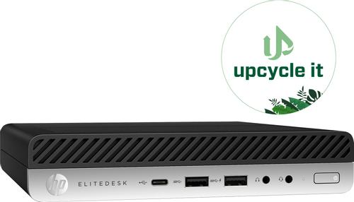 Upcycle IT HP EliteDesk 800 G4 DM | i3-8100T | 8GB | 128GB | IntelÂ® UHD Graphics 630 | Windows 11 Pro | 2Ã¥r | Refurbished A-grade (DESK-800G4-DM-A005)