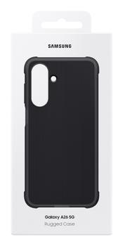 SAMSUNG Galaxy A26 Rugged Case (sort) Fleksibel TPU, laget av minst 37 % biobasert materiale,  beskyttelse av militærkvalitet (EF-RA266CBEGWW)