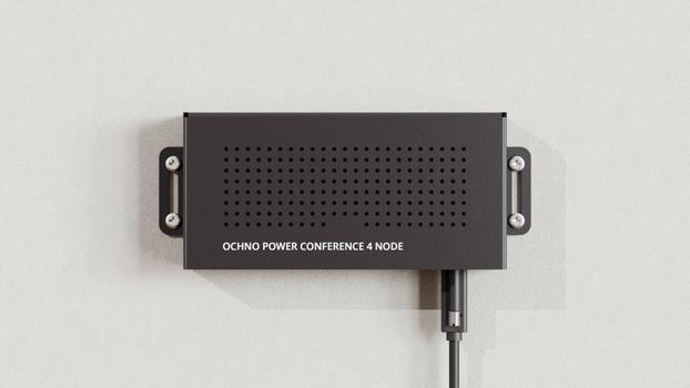 OCHNO O-PC-4-Node | Power Conference 4 Node | 1in x 2out | 3840x2160 60Hz | Konferens Hub (O-PC-4-NODE-EU)