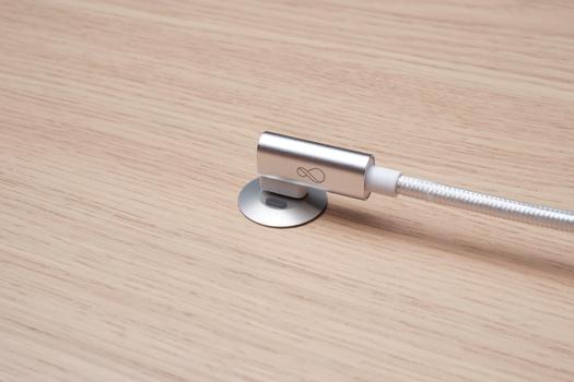 OCHNO USB-C Cable | Angled | DP 1.4 Video Alt Mode | Male/Male | USB-C - USB-C | 3.2 Gen 2 | TygklÃ¤dd | 0,7m | Vit (O-USBG2-70-2)