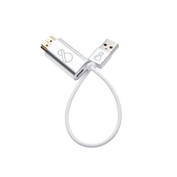 OCHNO O-HDMI-TO-USBC-2 | Adapter w. USB-A | HDMI - USB-C | Max 3840x2160 60Hz | Silver | 4.4cm (O-HDMI-TO-USBC-2)