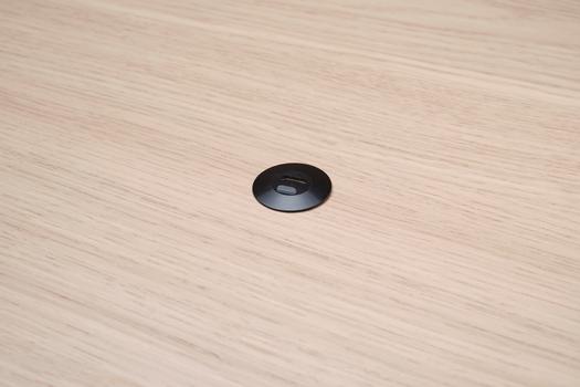OCHNO Socket | with locking screw | Table, flush installed | Black (O-DO-100-S-2)