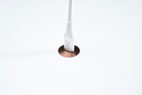 OCHNO Socket | with locking screw | Bord, infÃ¤lld plant | Koppar (O-DO-100-K-2)