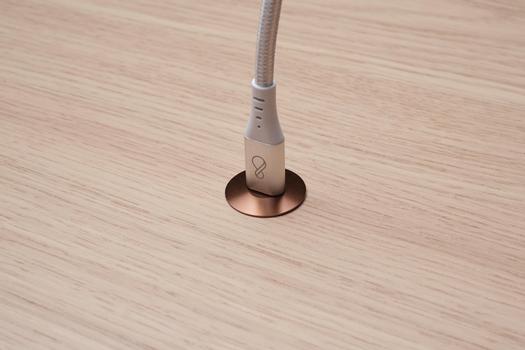 OCHNO Socket | with locking screw | Bord, infÃ¤lld plant | Koppar (O-DO-100-K-2)