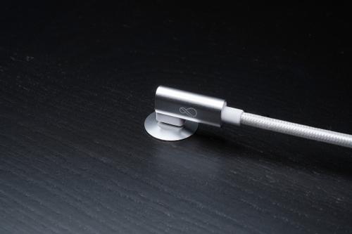 OCHNO USB-C Cable | Angled | DP 1.4 Video Alt Mode | Male/Male | USB-C - USB-C | 3.2 Gen 2 | Braided | 0.7m | White (O-USBG2-70-2)