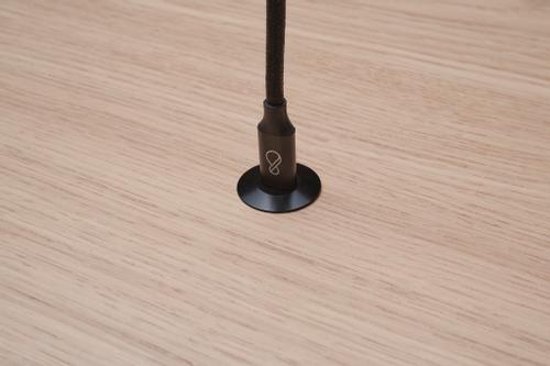OCHNO Socket | with locking screw | Bord, infÃ¤lld plant | Svart (O-DO-100-S-2)