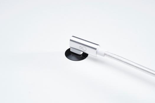 OCHNO USB-C Cable | Angled | DP 1.4 Video Alt Mode | Male/Male | USB-C - USB-C | 3.2 Gen 2 | TygklÃ¤dd | 0,7m | Vit (O-USBG2-70-2)