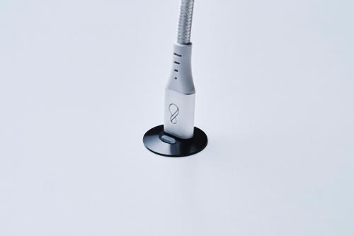 OCHNO USB-C Cable | Straight | DP 1.4 Video Alt Mode | Male/Male | USB-C - USB-C | 3.2 Gen 2 | Braided | 0.7m | White (O-USBG2-70-1)