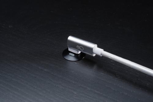 OCHNO USB-C Cable | Angled | DP 1.4 Video Alt Mode | Male/Male | USB-C - USB-C | 3.2 Gen 2 | Braided | 0.7m | White (O-USBG2-70-2)