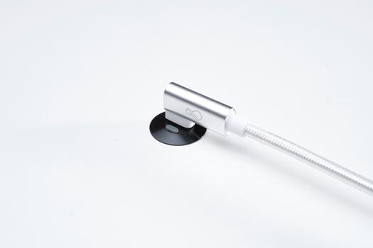 OCHNO Socket with RGB Button | USB-C outlet w. locking screw 1m cable | Bord, infÃ¤lld plant | Svart (O-SWO-100-S-1)