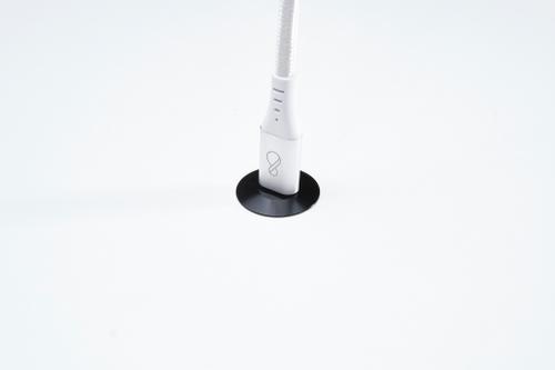 OCHNO Socket | with locking screw | Bord, infÃ¤lld plant | Svart (O-DO-100-S-2)